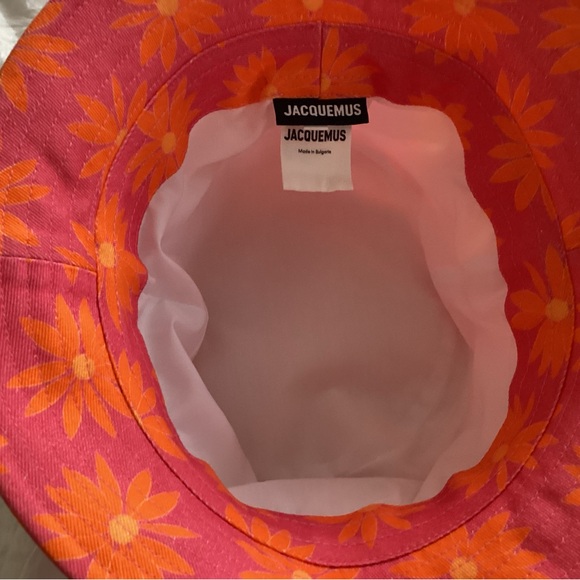 Jacquemus Raspberry/orange Flower Hat - Picture 3 of 6